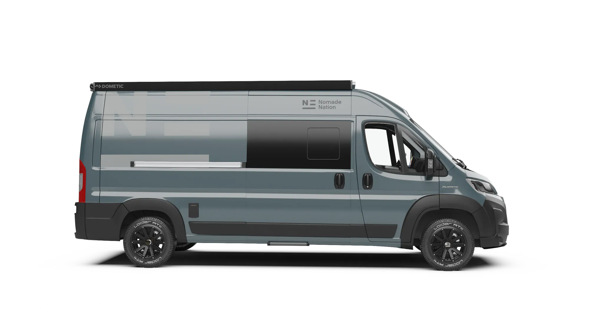 La Neo de perfil en Gris Lanzarote