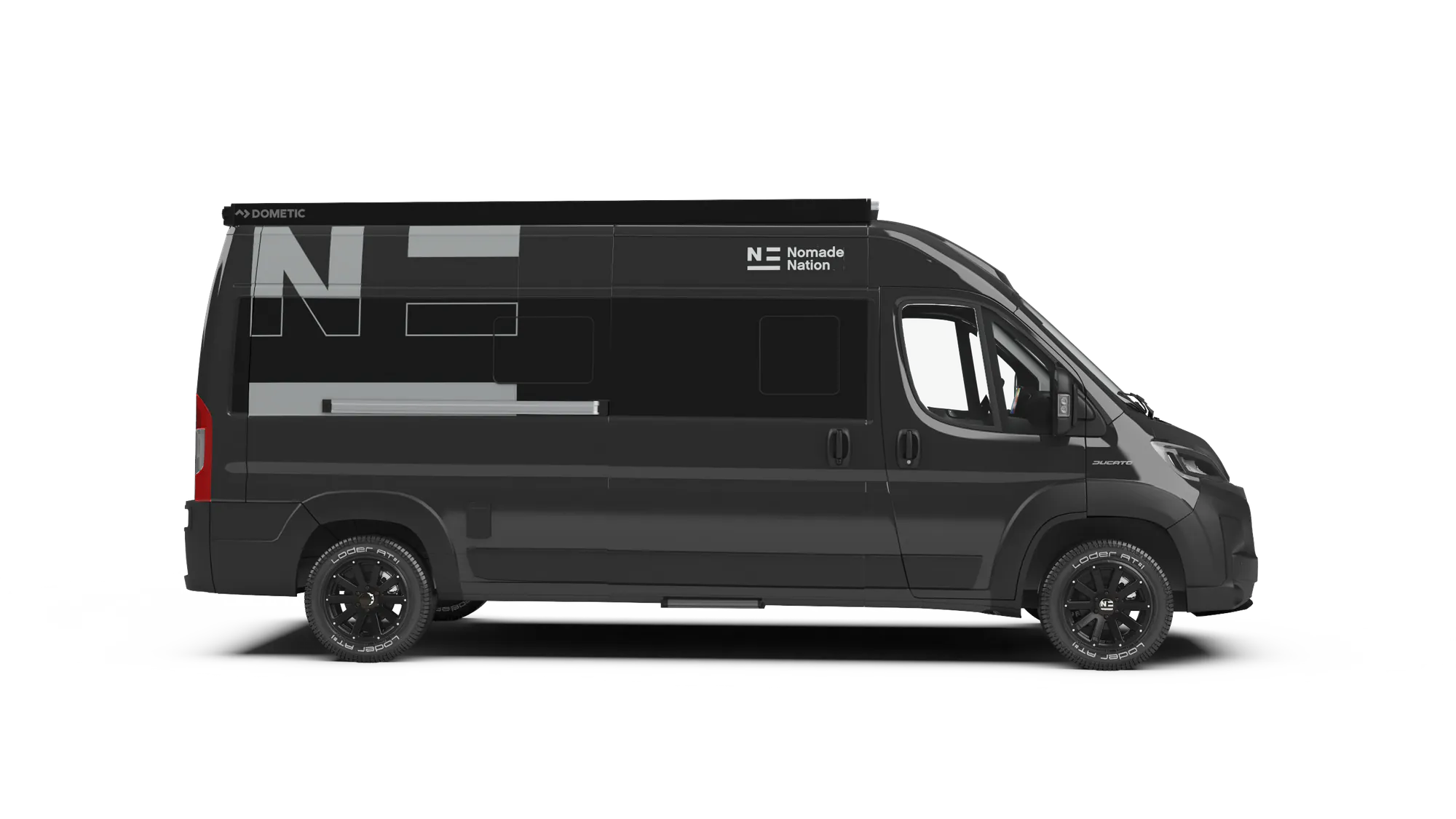 La Space S de perfil en Negre